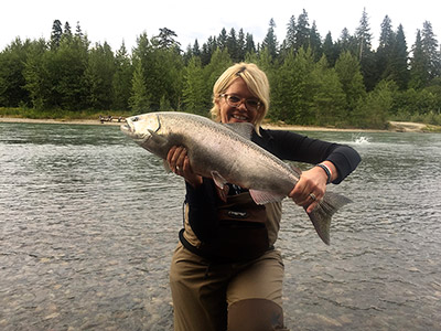 Salmon River Fishing in BC